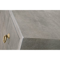 Stacey Gray Shagreen 6-Drawer Dresser - Dresser Drawer Detail | Bone & Brass