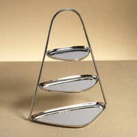 Stanley 3-Tier Hors D'oeuvres & Petits-Fours Stand - Tray Detail | Bone & Brass