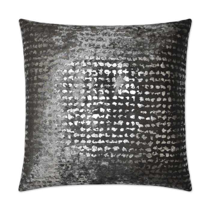 Stealth Pewter Throw Pillow | Bone & Brass