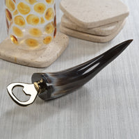 Strasbourg Horn Bottle Opener - Bar Set Detail | Bone & Brass