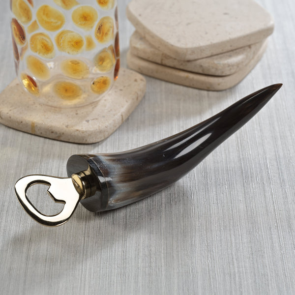 Strasbourg Horn Bottle Opener - Bar Set Detail | Bone & Brass