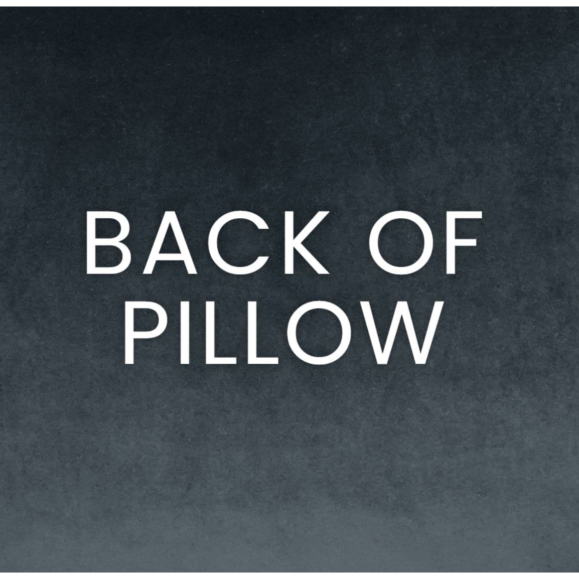 Dark indigo rayon polyester fabric, the back of the Strata Multi Indigo Throw Pillow.