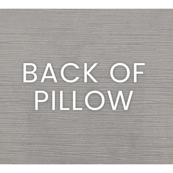 Back of the Suit Yourself Blue Mist Throw Pillow, showing the textured polyester fabric.