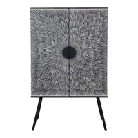 Sunburst Wine Cabinet | Bone & Brass