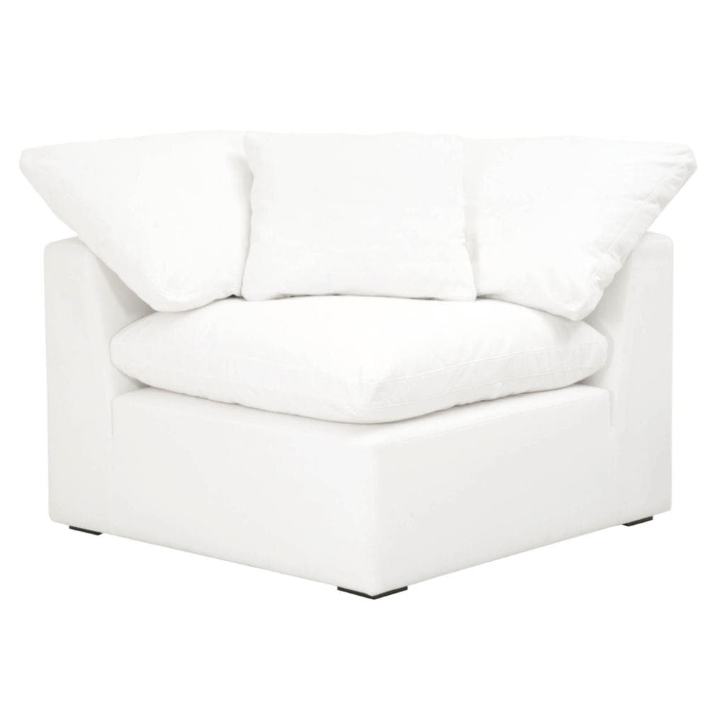 Susanna Ivory LiveSmart Modular Sectional - Sectional Cushion Detail | Bone & Brass