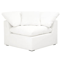 Susanna Ivory LiveSmart Modular Sectional - Sectional Cushion Detail | Bone & Brass