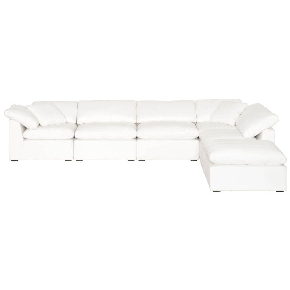 Susanna Ivory LiveSmart Modular Sectional - Sectional Cushion Detail | Bone & Brass
