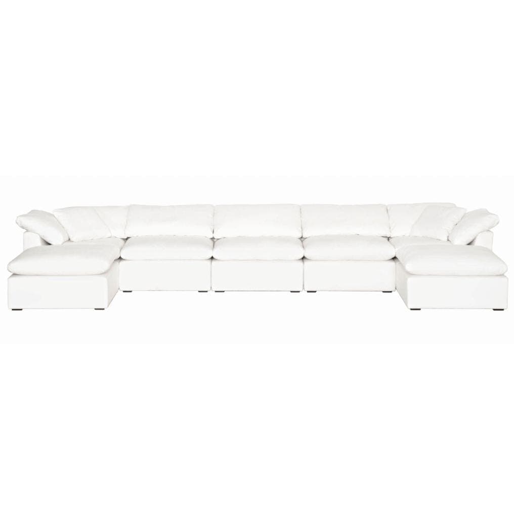 Susanna Ivory LiveSmart Modular Sectional - Sectional View | Bone & Brass