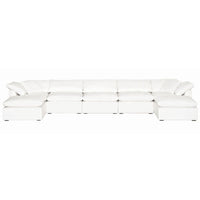Susanna Ivory LiveSmart Modular Sectional - Sectional View | Bone & Brass