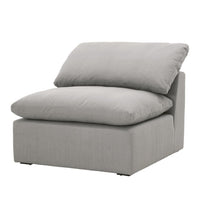 Susanna Slate Gray LiveSmart Modular Sectional - Sectional Side View | Bone & Brass
