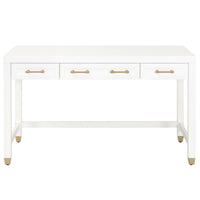 Suzy White Desk | Bone & Brass