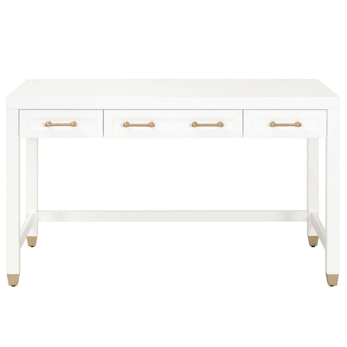 Suzy White Desk | Bone & Brass