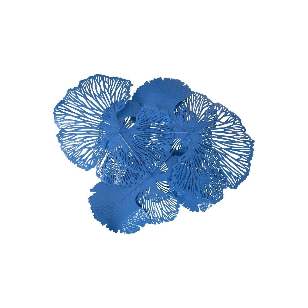 Blue Flower Wall Art, Large - Wall Decor Close Up | Bone & Brass