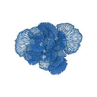 Blue Flower Wall Art, Large | Bone & Brass