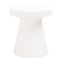 Tucker Ivory Concrete Accent Table