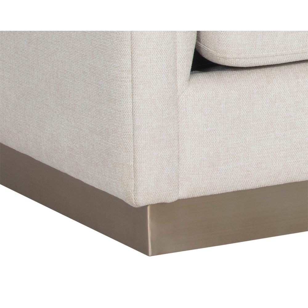 Talbot Sofa - Belfast Oatmeal - Sofa Cushion Detail | Bone & Brass