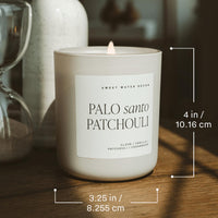 Relax Girl Soy Candle - Tan Matte Jar - 15 oz (Relaxation) - Candle View | Bone & Brass