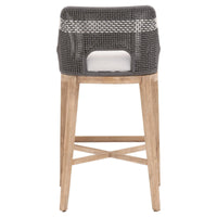 Tootsie Gray Rope Barstool