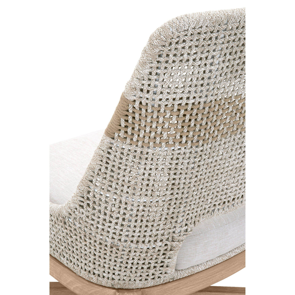 Tootsie Taupe & White Rope Dining Chair, Set of 2