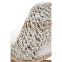 Tootsie Taupe & White Rope Dining Chair, Set of 2