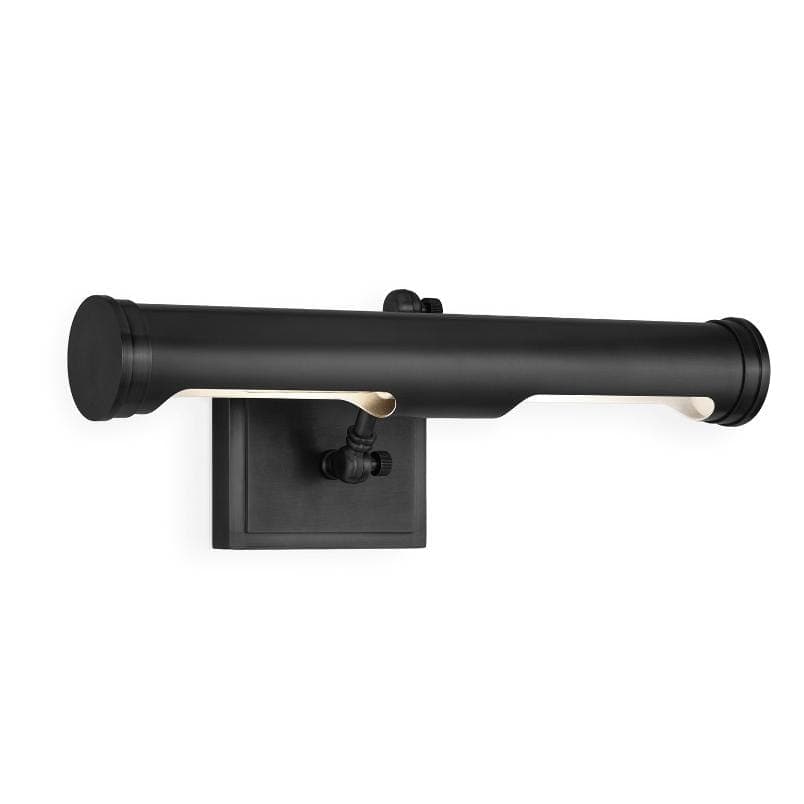 Tate Medium Picture Light in oil rubbed bronze, a classic 18-inch steel fixture with modern clean lines.