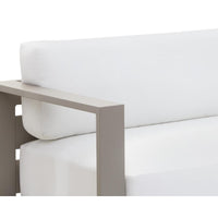 Tavira Greige - Stinson White Sofa