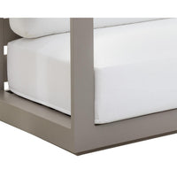 Tavira Greige - Stinson White Sofa