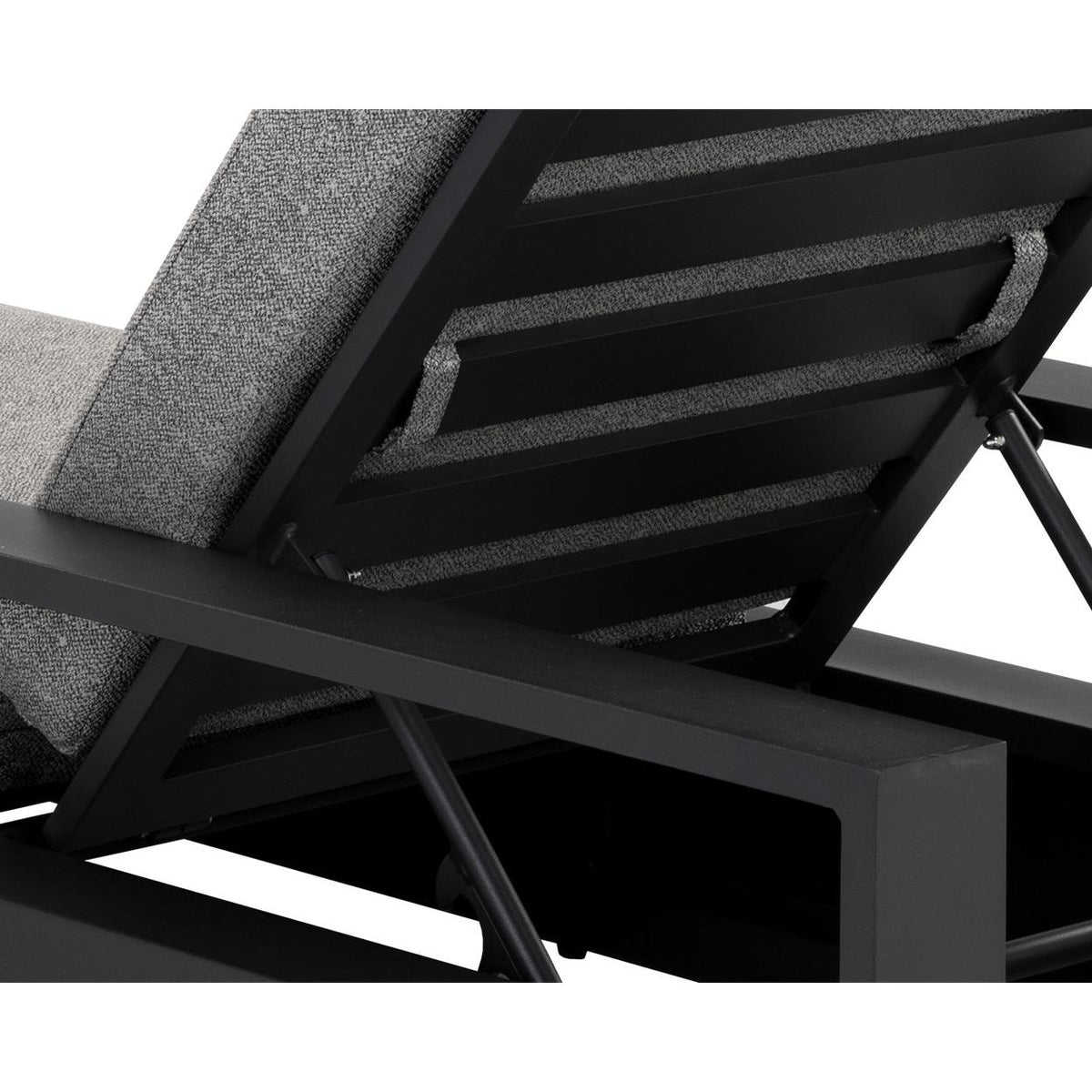 Tavira Lounger Charcoal - Lanikai Salt and Pepper
