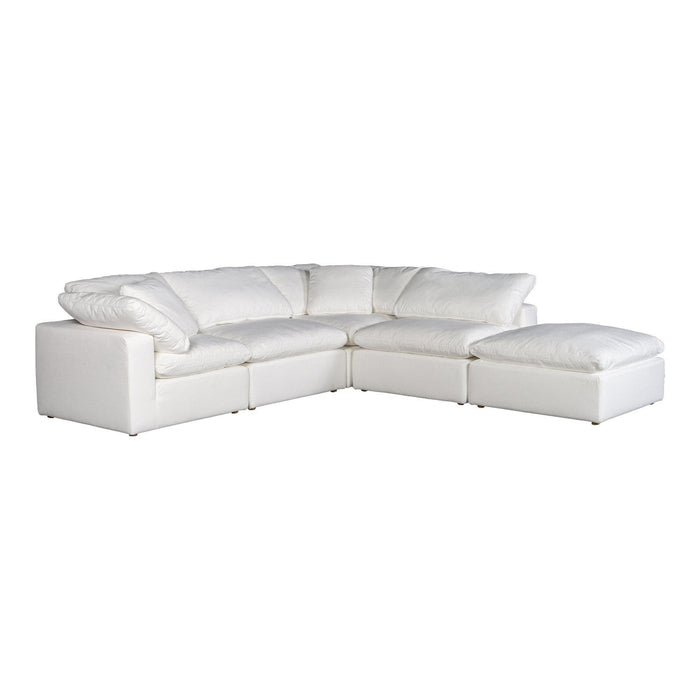 Terra Condo Dream Modular Sectional Livesmart Fabric Cream | Bone & Brass