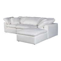 Terra Condo Lounge Modular Sectional Livesmart Fabric Cream - Sectional Detail | Bone & Brass