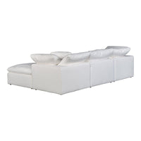 Terra Condo Lounge Modular Sectional Livesmart Fabric Cream - Sectional Cushion Detail | Bone & Brass