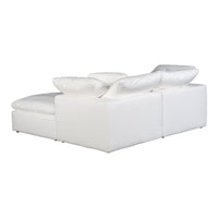 Terra Condo Nook Modular Sectional Livesmart Fabric Cream - Sectional Cushion Detail | Bone & Brass