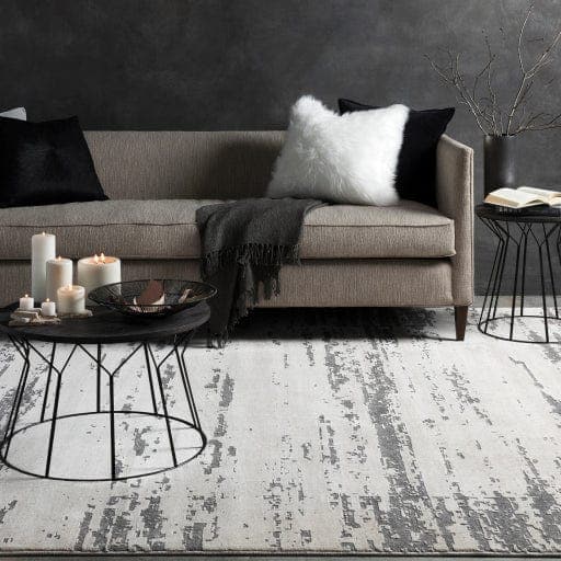 Tilda Charcoal Acrylic Throw - Throw Detail | Bone & Brass