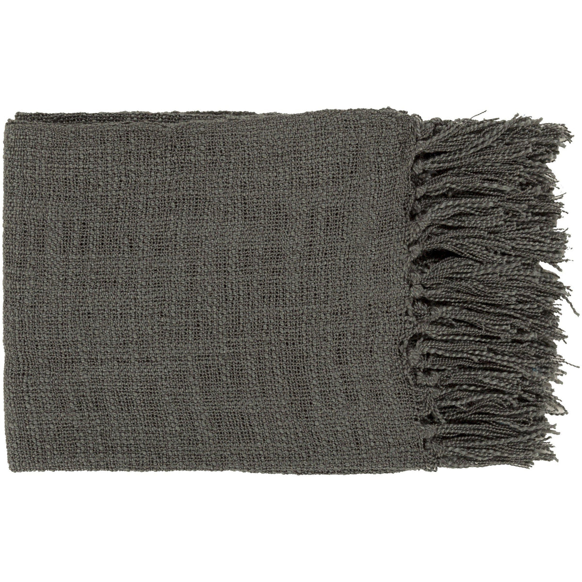 Tilda Charcoal Acrylic Throw | Bone & Brass
