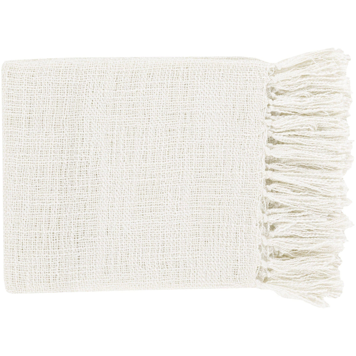 Tilda White Acrylic Throw | Bone & Brass