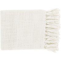 Tilda White Acrylic Throw | Bone & Brass