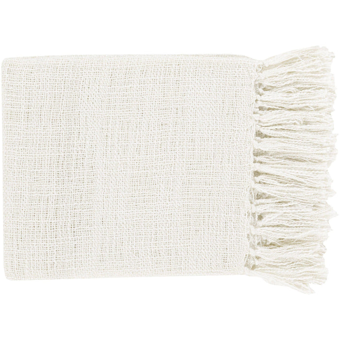 Tilda White Acrylic Throw | Bone & Brass