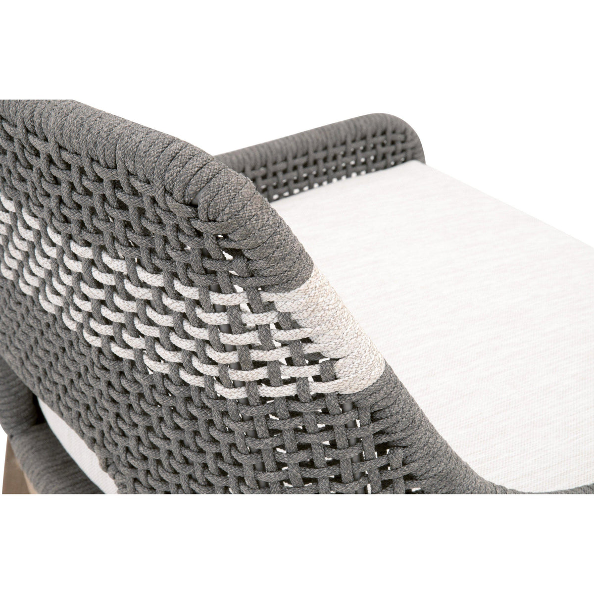 Tootsie Gray Outdoor Counter Stool - Outdoor Stool Detail | Bone & Brass