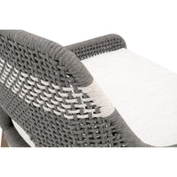 Tootsie Gray Outdoor Counter Stool - Outdoor Stool Detail | Bone & Brass