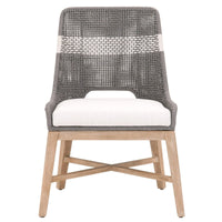 Tootsie Gray Rope Dining Chair, Set 2 - Chair Detail | Bone & Brass