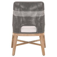 Tootsie Gray Rope Dining Chair, Set 2 - Chair View | Bone & Brass