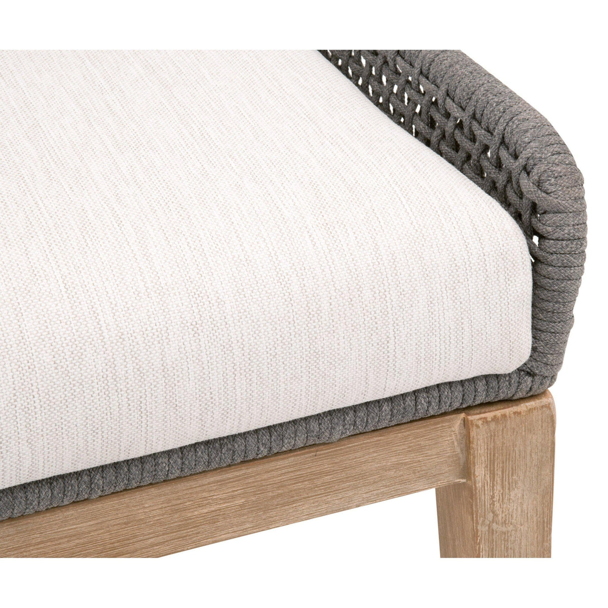 Tootsie Gray Rope Dining Chair, Set 2 - Chair Detail | Bone & Brass