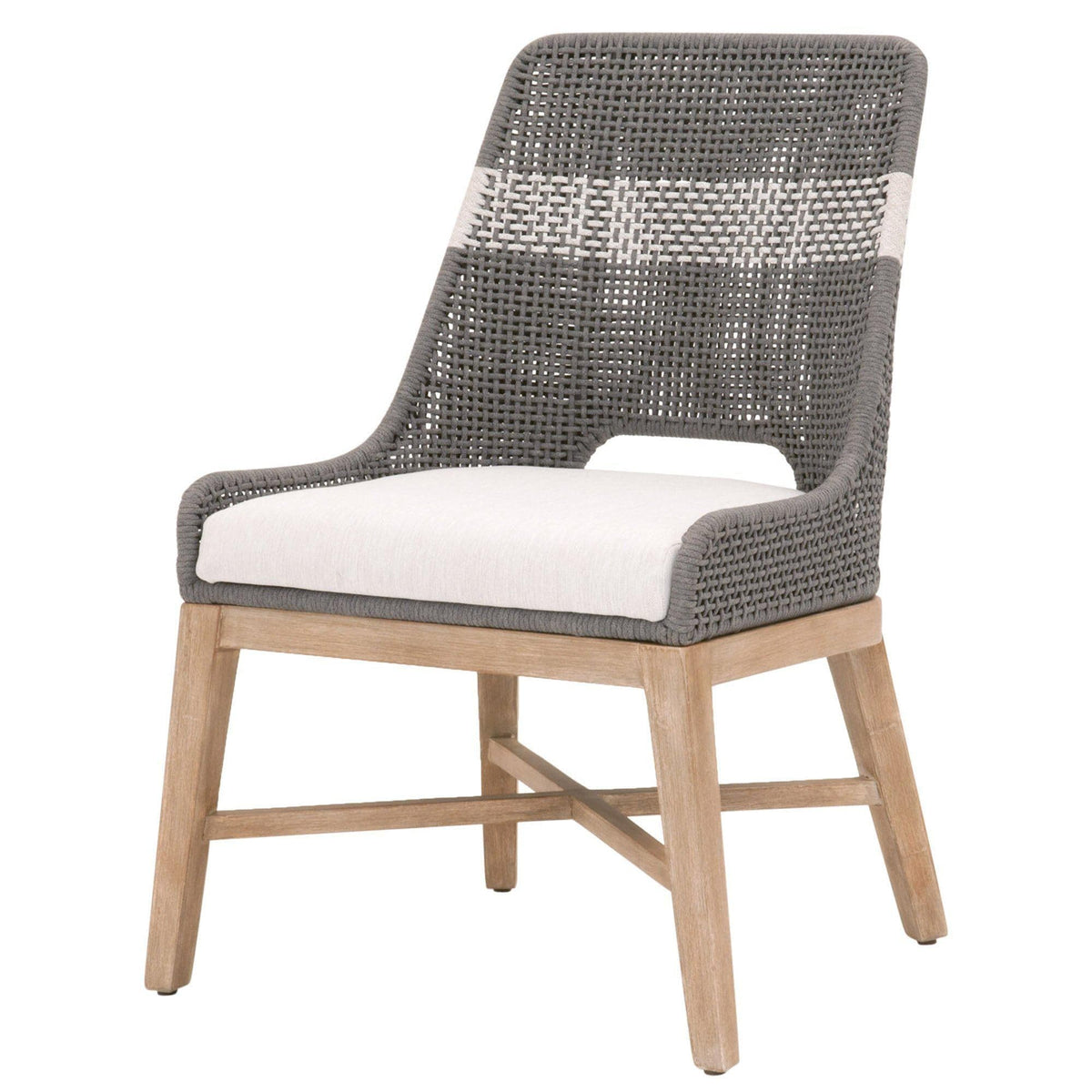 Tootsie Gray Rope Dining Chair, Set 2 | Bone & Brass