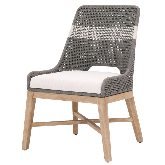 Tootsie Gray Rope Dining Chair, Set 2 | Bone & Brass