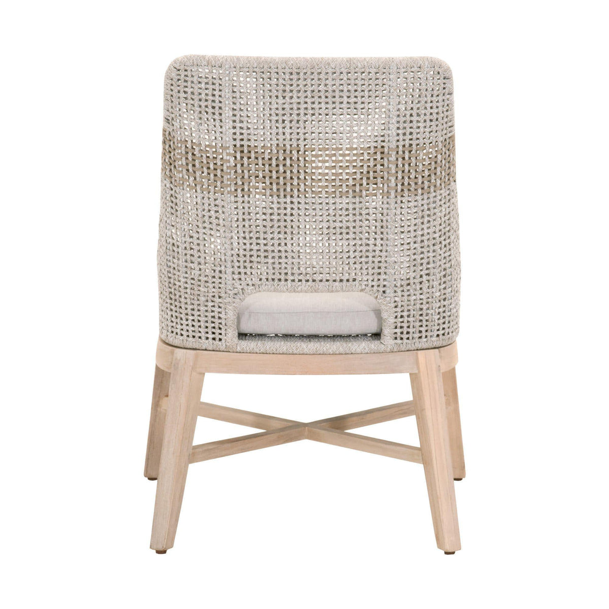 Tootsie Taupe Rope Outdoor Dining Chair, Set 2 - Outdoor Chair View | Bone & Brass