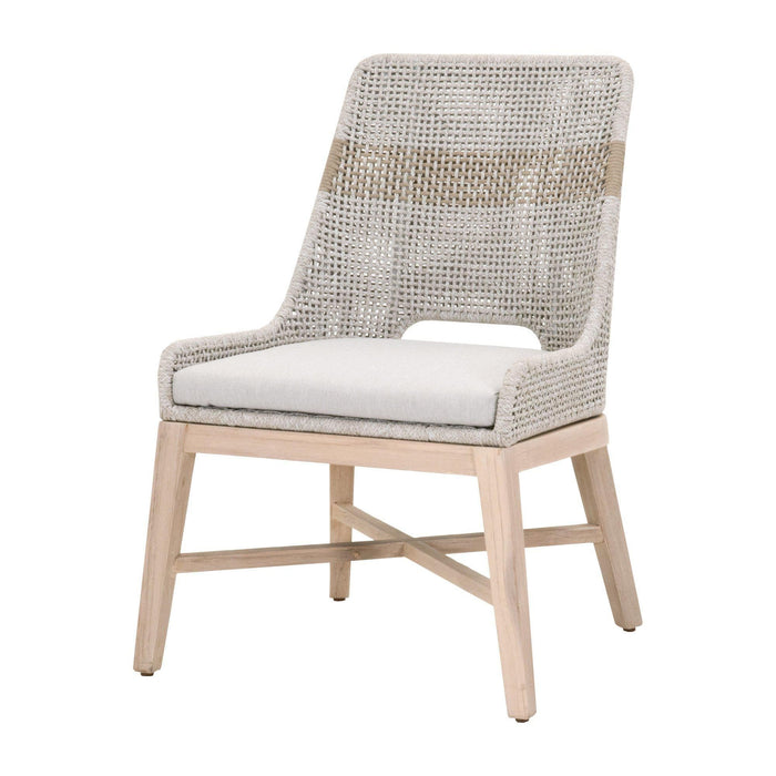 Tootsie Taupe Rope Outdoor Dining Chair, Set 2 | Bone & Brass