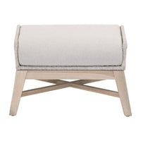 Tootsie Taupe & White Rope Outdoor Club Chair - Outdoor Chair Detail | Bone & Brass