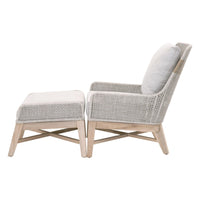 Tootsie Taupe & White Rope Outdoor Club Chair - Outdoor Chair View | Bone & Brass