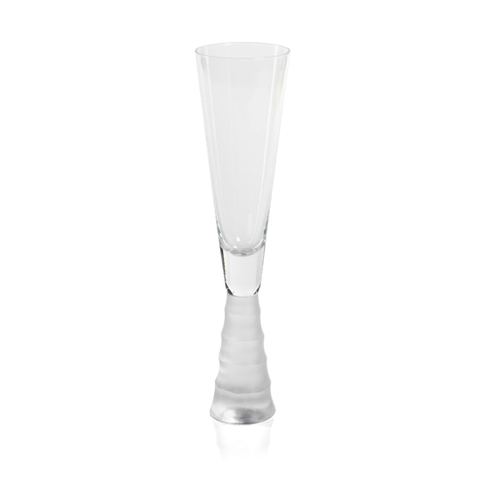 Torrance Bamboo Stem Champagne Flutes, Set 4 | Bone & Brass