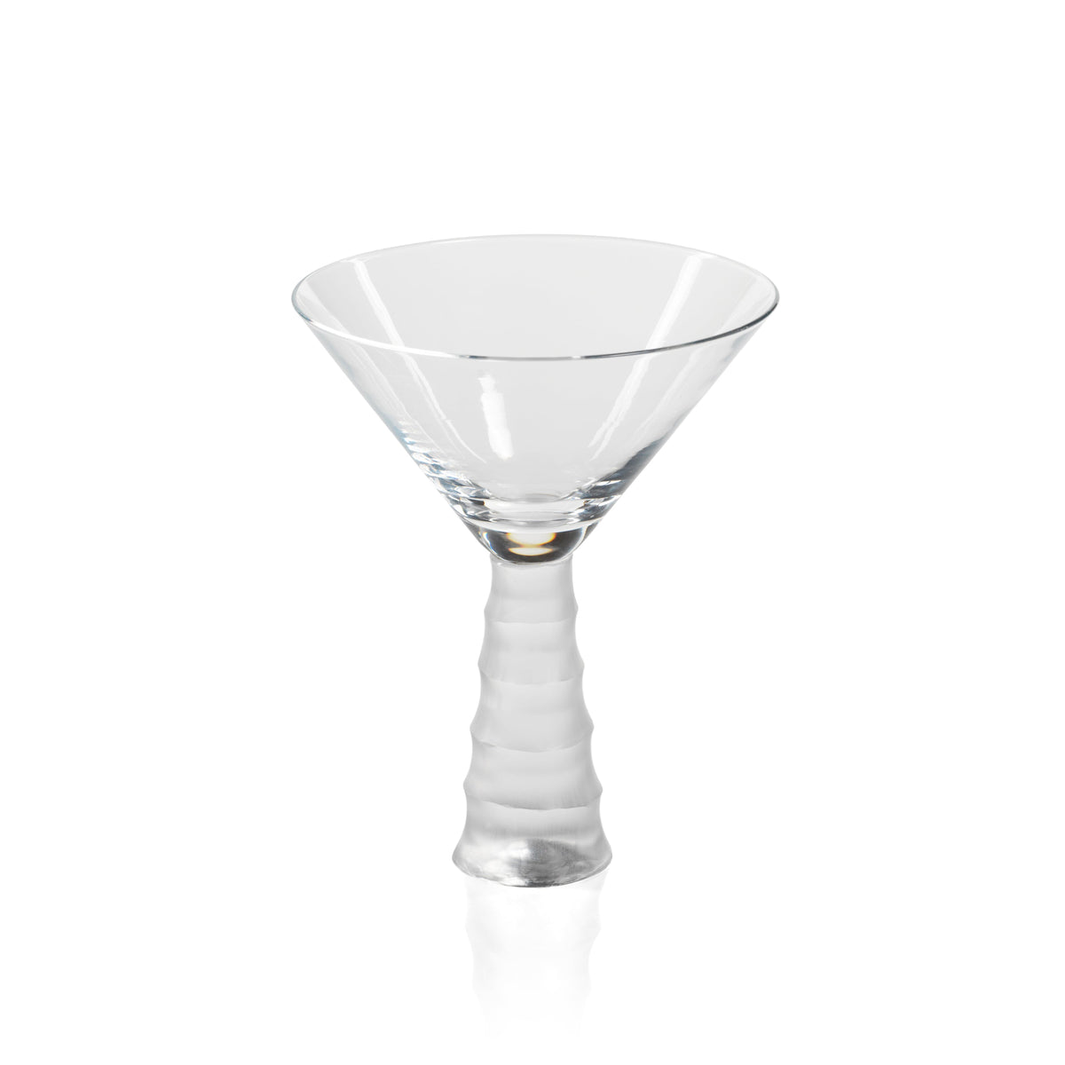 Torrance Bamboo Stem Martini Glasses, Set 4 | Bone & Brass